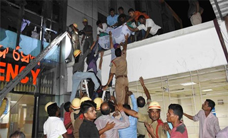 Incendio en el hospital de Bhubaneswar Una tragedia en un hospital de India